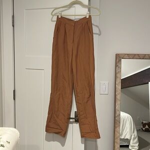 Rhythm size 2 linen style high rise trousers